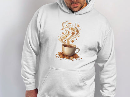 Cozy Autumn Coffee Design Hoodie product type