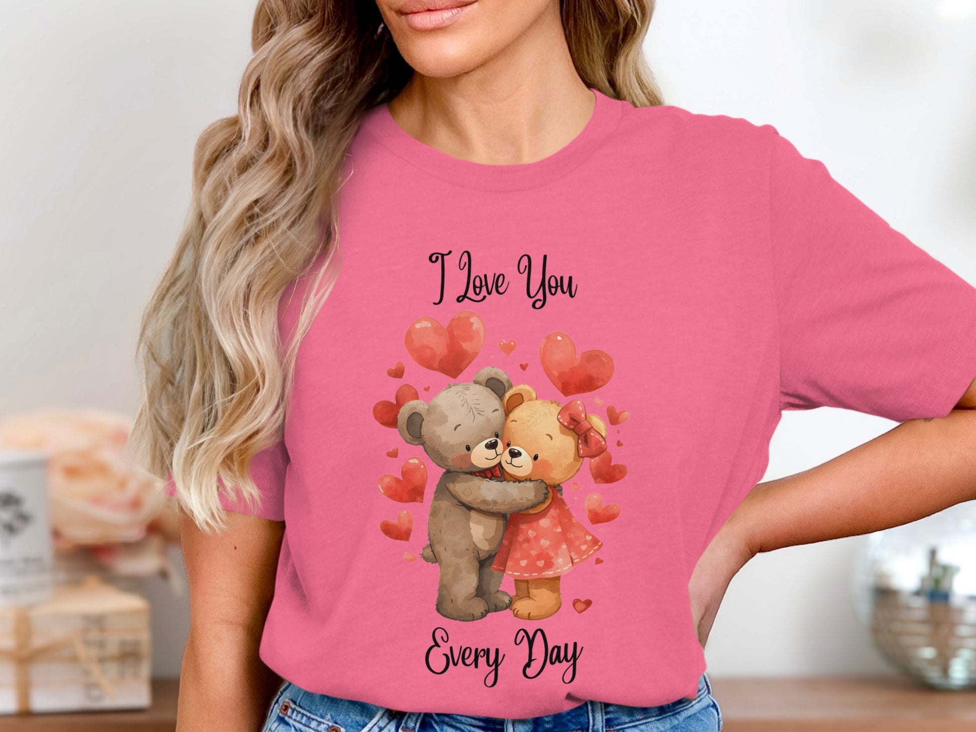 I Love You Every Day Teddy Bears Valentine's Day Shirt