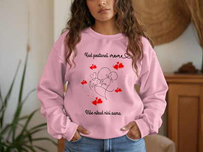 Sentimental Empowering Quote Graphic Sweatshirt product