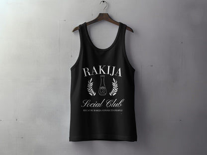 Rakija Social Club Connects People Tank Top product type