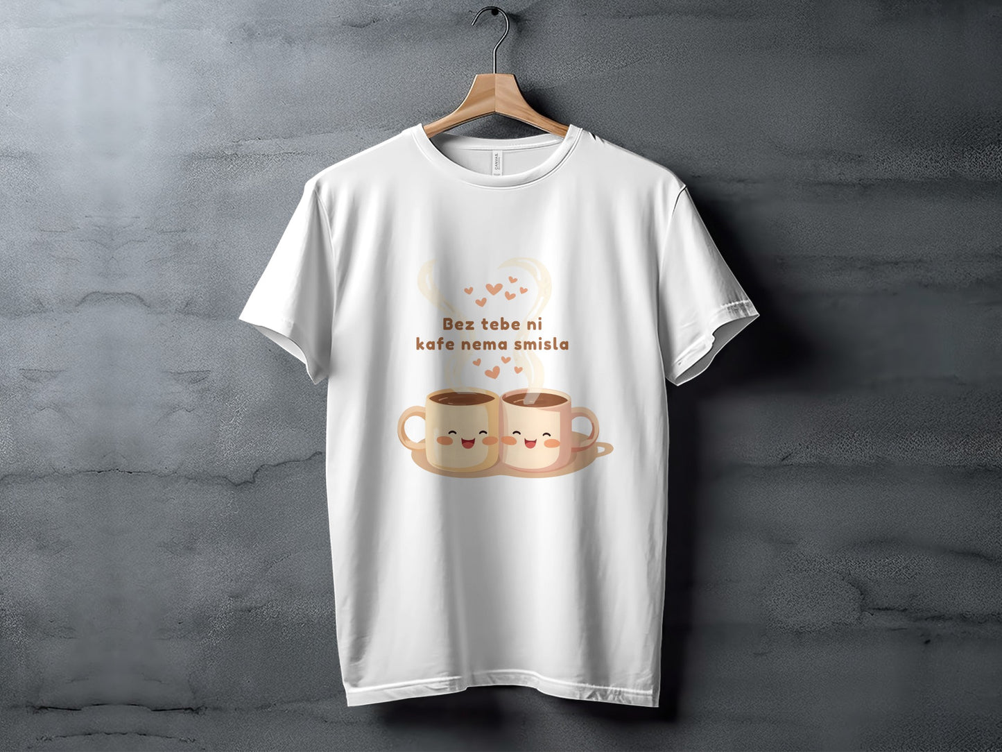 Cute Coffee Mug Faces with Quote Shirt