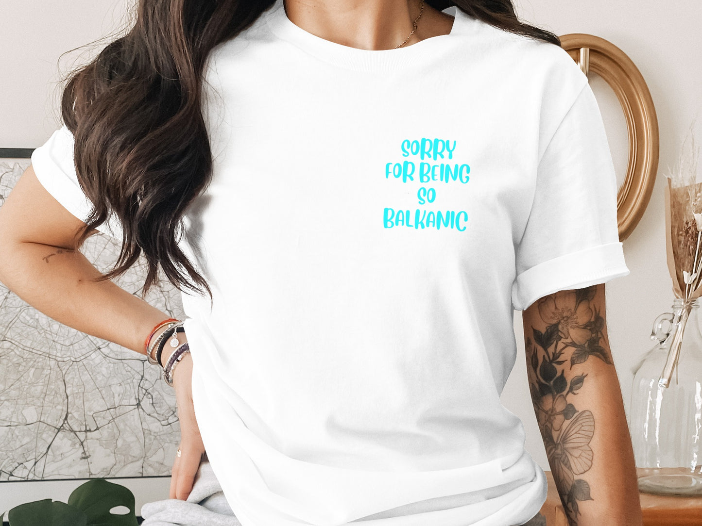 Sorry For Being So Balkanic Statement T-Shirt