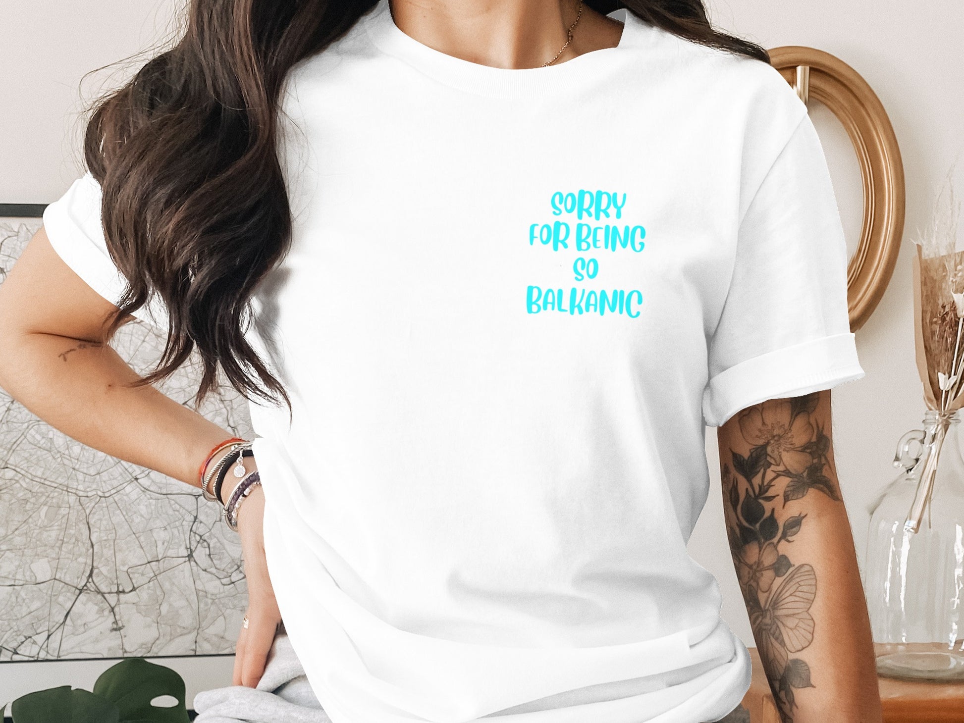 Sorry For Being So Balkanic Statement T-Shirt