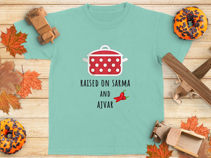 Raised on Sarma and Ajvar Printed T-shirt product type