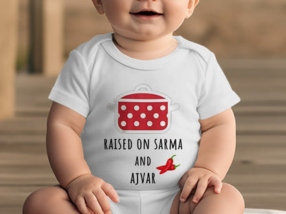 Raised on Sarma and Ajvar Bodysuit Baby product