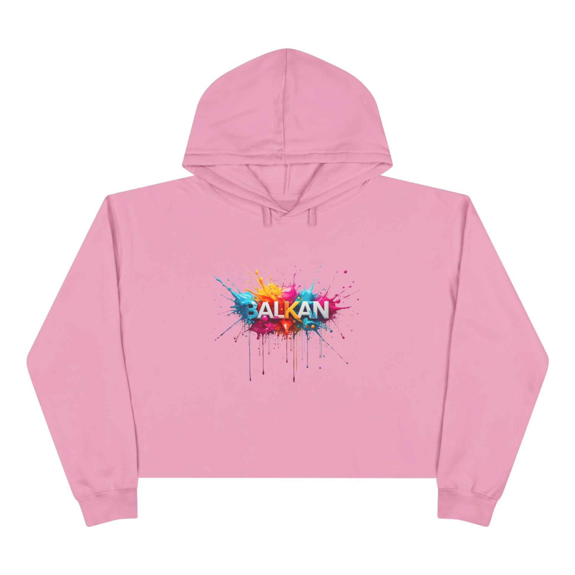 Pink Balkan Colorful Splatter Design Hoodie product type