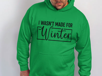 I Wasn't Made For Winter Hoodie
