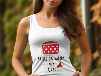 Raised On Sarma And Ajvar Tank Top product type
