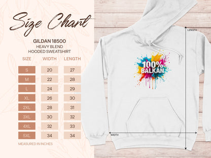 GILDAN 18500 100% BALKAN Hooded Sweatshirt product type