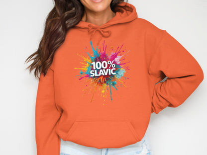 Orange Colorful 100% SLAVIC Splash Design product type