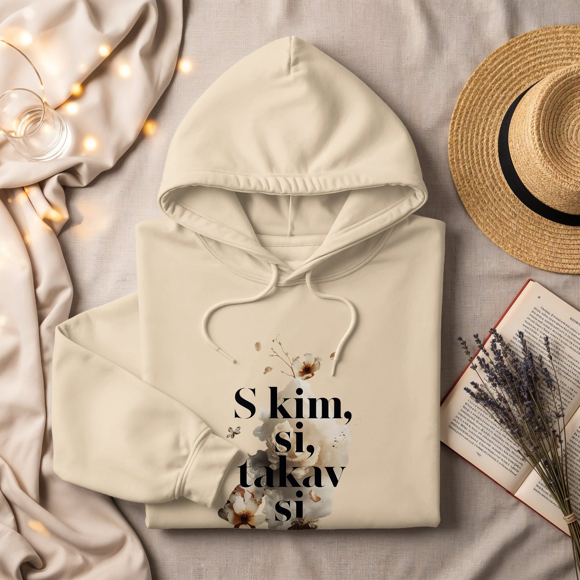 Motivational Quote Print Casual Comfort Hoodie product