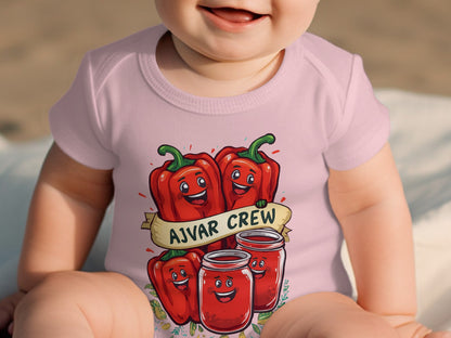 Ajvar Crew Funny Cartoon Baby Bodysuit product type