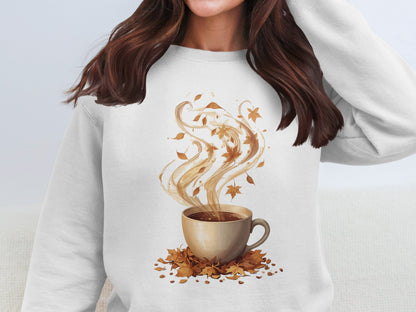 Autumn Leaves and Coffee Cup Design product type