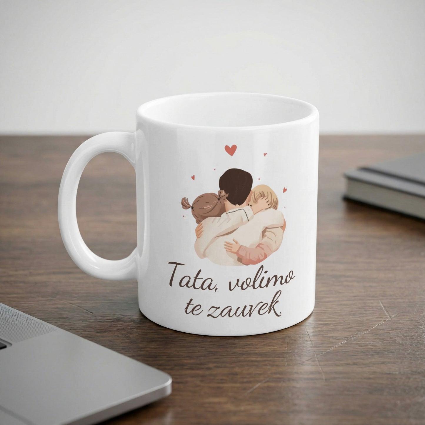 Tata Volimo Te Zauvek Heartwarming Family Mug
