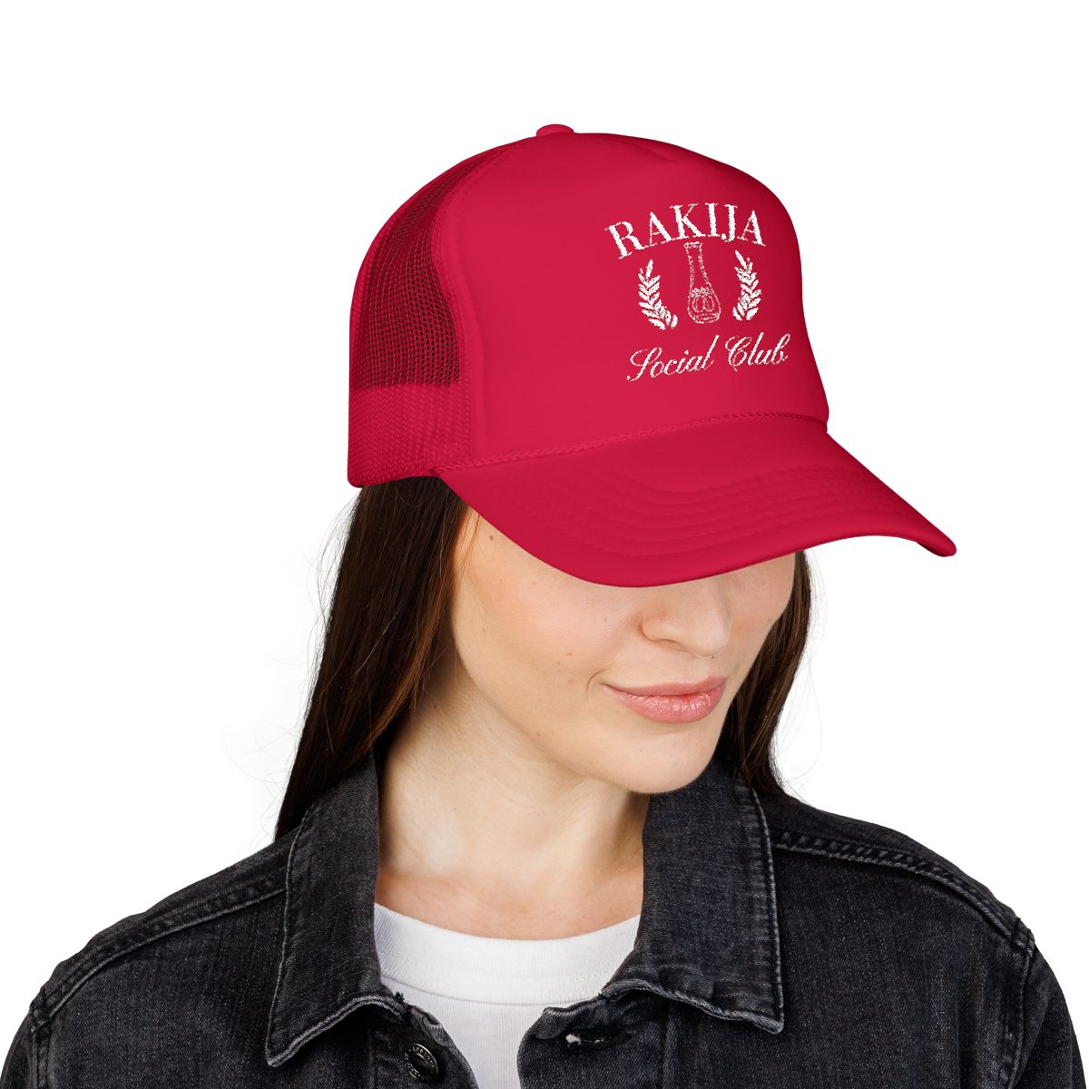 Rakija Social Club Red Mesh Back Cap Product