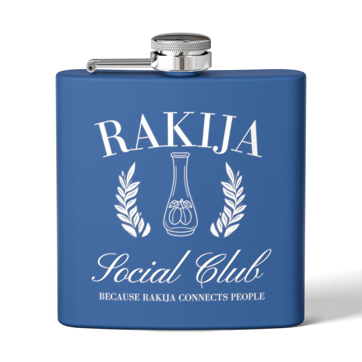 Rakija Social Club Flask Because Rakija Connects People