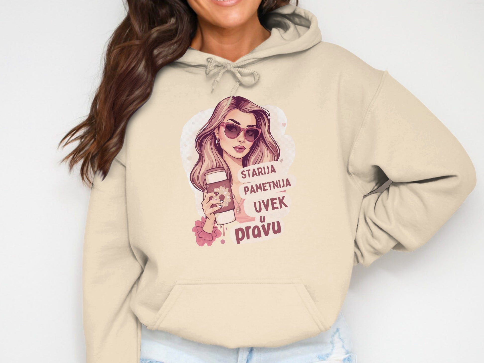 Stylish Graphic Hoodie with Inspirational Quote