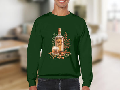 Rakija Taste Artwork on Green Long Sleeve Product Type