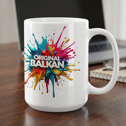 ORIGINAL BALKAN Colorful Paint Splash Design Mug product type