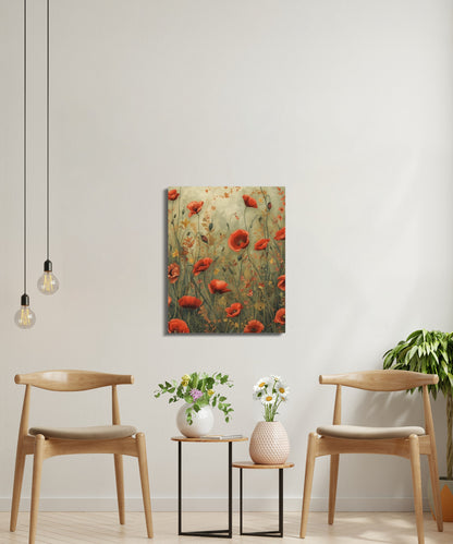 Beautiful Poppy Field Artwork Perfect for Home Décor product type