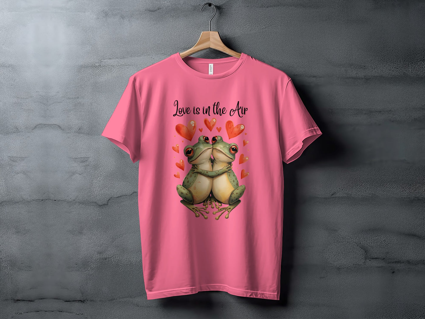 Love is in the Air Frog Graphic T-Shirt Product