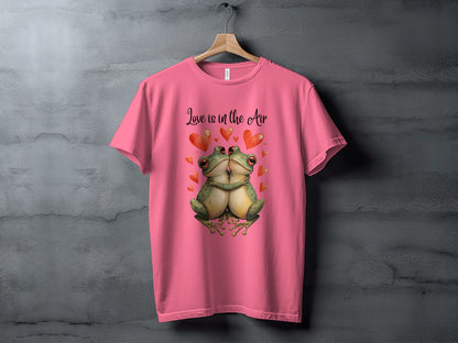 Love is in the Air Frog Graphic T-Shirt Product