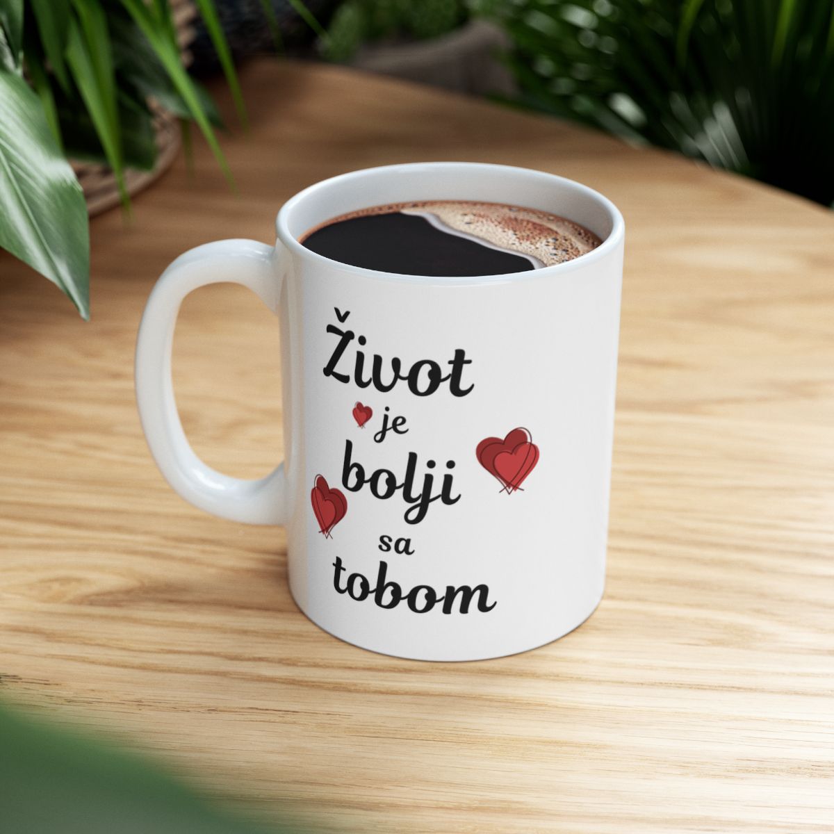 Život je bolji sa tobom coffee mug for everyday use