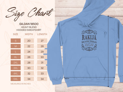 Rakija Because Therapy Hoodie Product