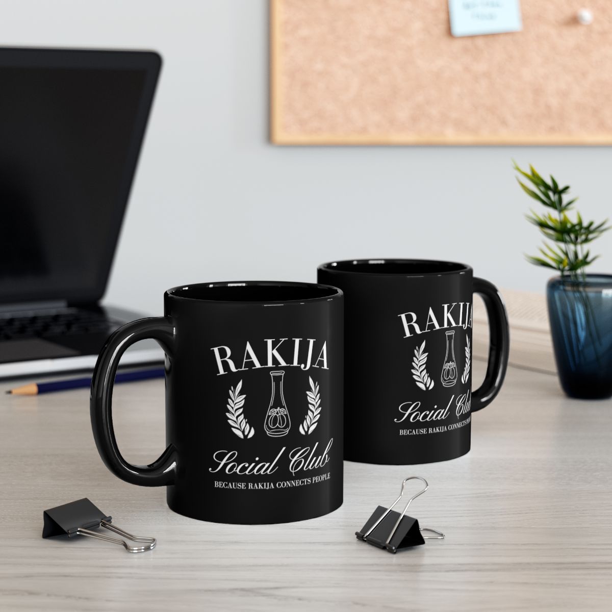 Rakija Social Club Mug Because Rakija Connects People