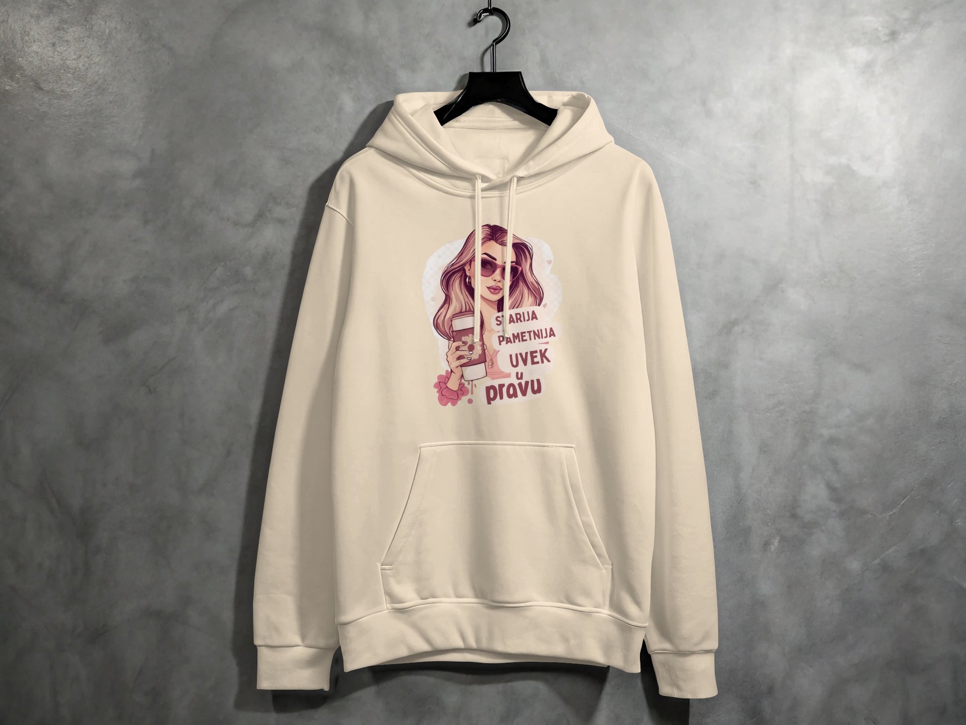 Stylish Artistic Hoodie with Unique Graphic Design