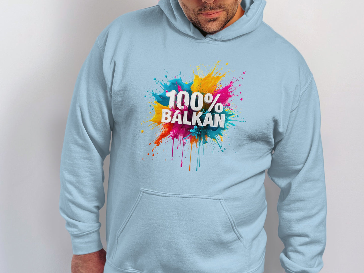 100% BALKAN Colorful Splatter Design product type