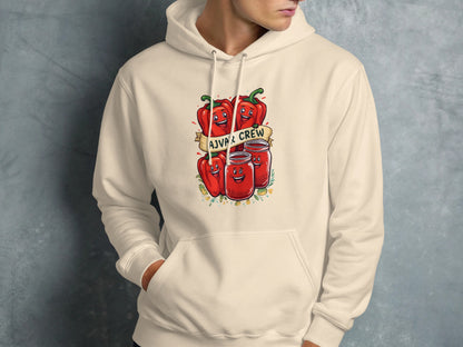 Enjoy Fun Hoodie with Cute Pepper Jar Characters product type
