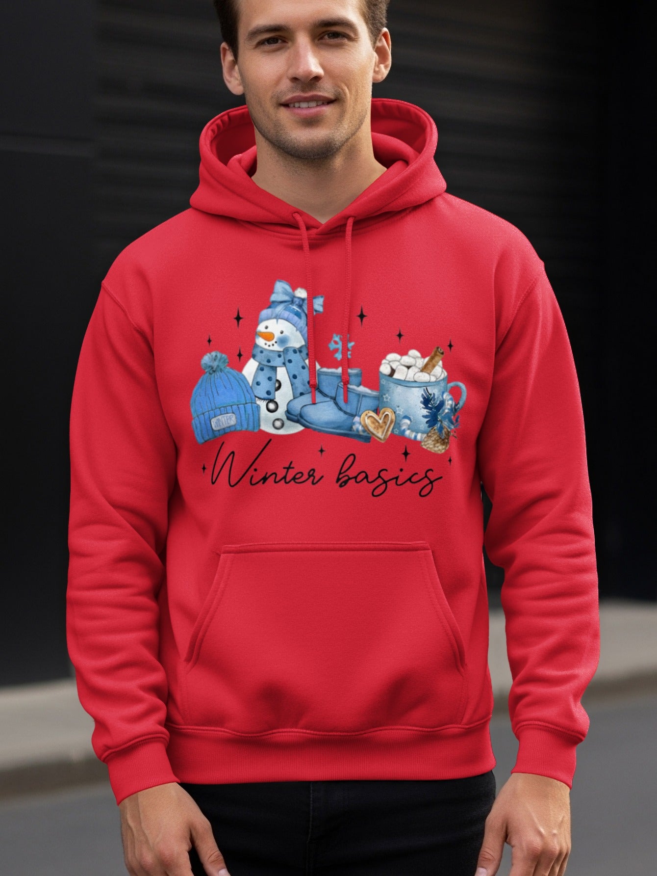 Cozy Winter Basics Hoodie Warm Clothing Apparel