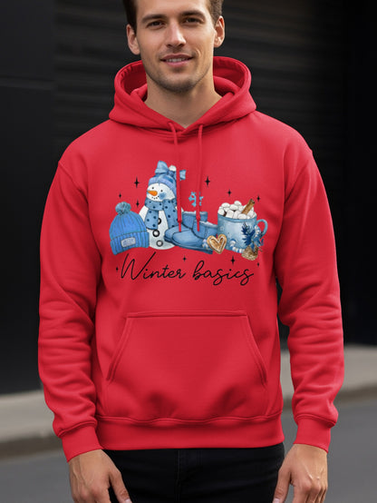 Cozy Winter Basics Hoodie Warm Clothing Apparel