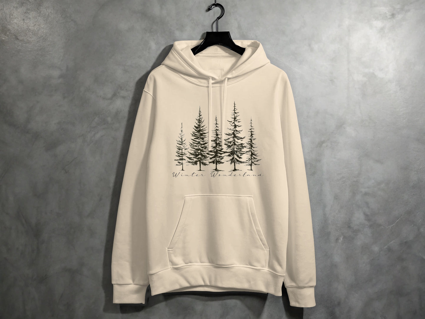 Winter Wonderland Forest Graphic Hoodie Product