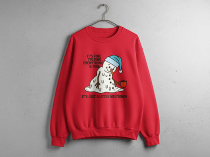 It's Fine I'm Fine Everything is Fine Sweatshirt