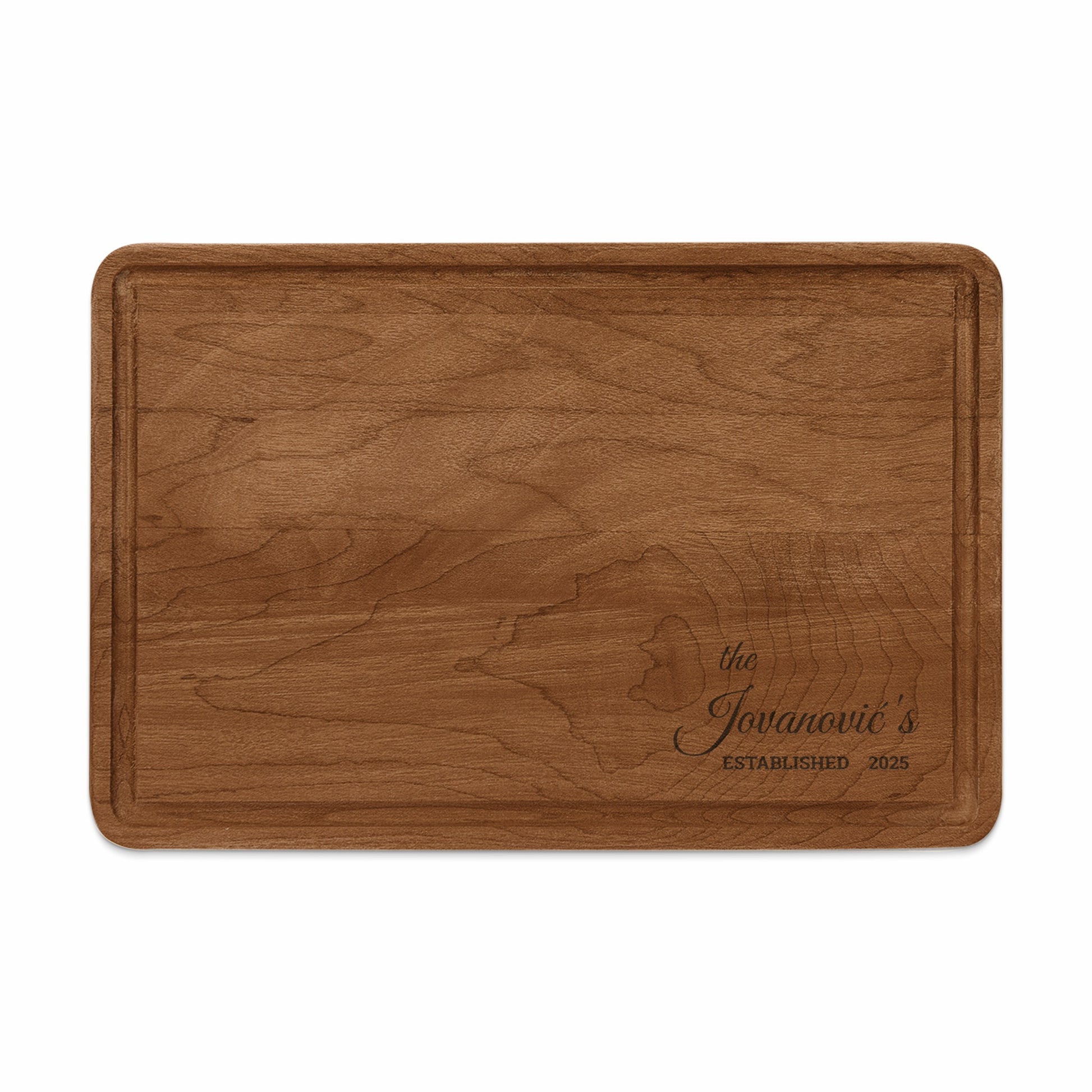 Personalized Rectangular Cutting Board with Custom Name