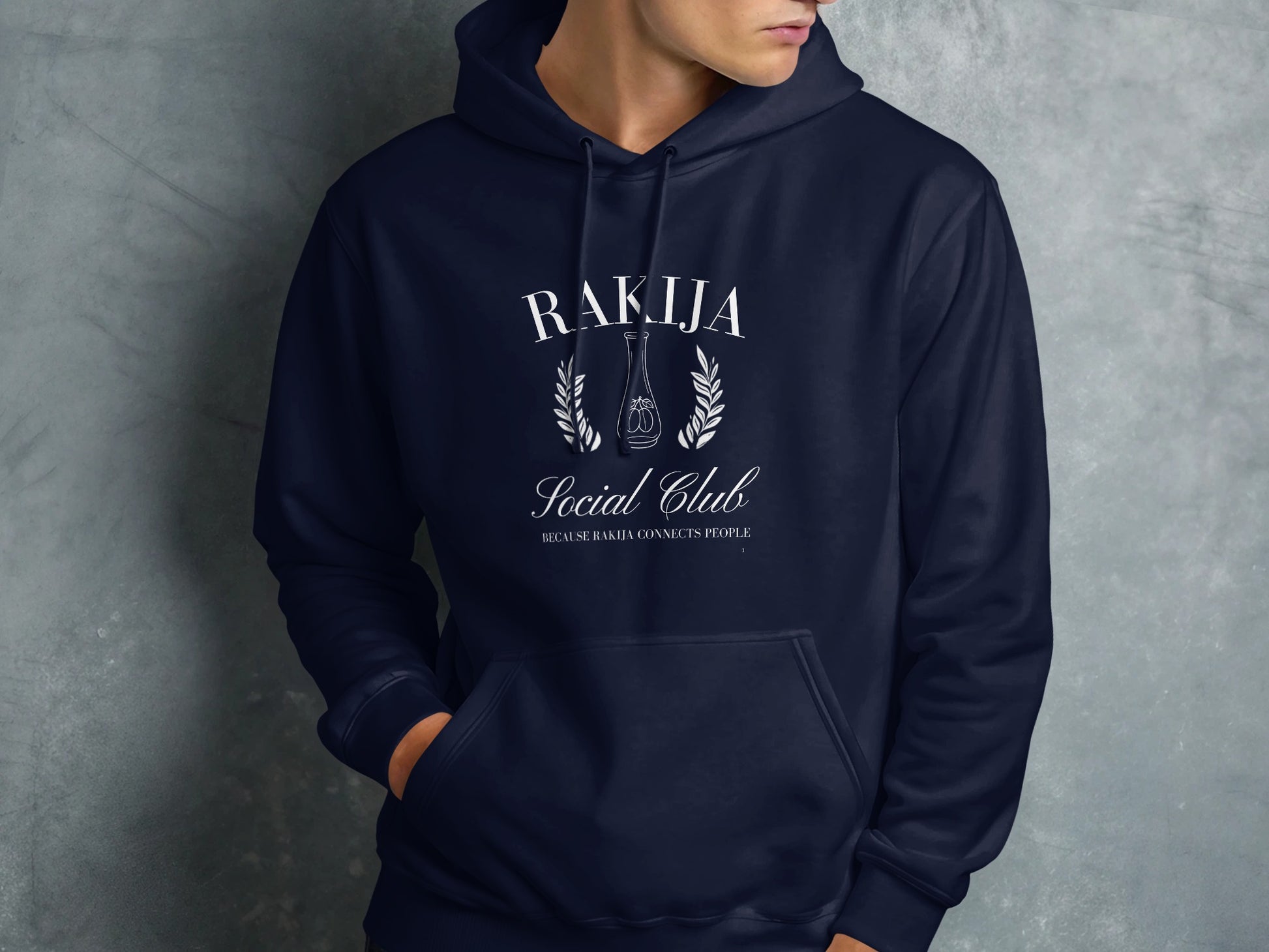 Rakija Social Club branded hoodie product type