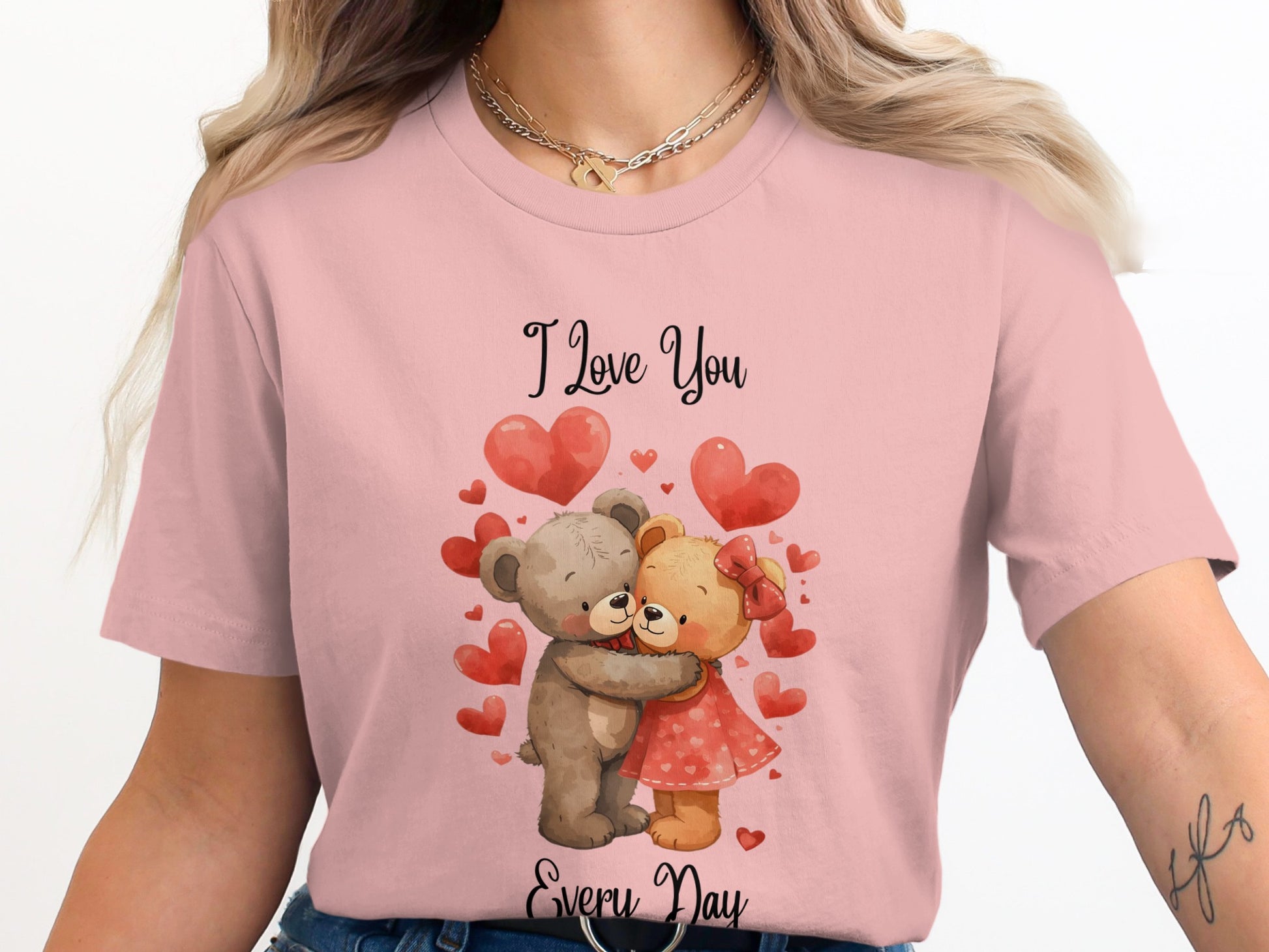 I Love You Every Day Cute Bear Lovers T-Shirt