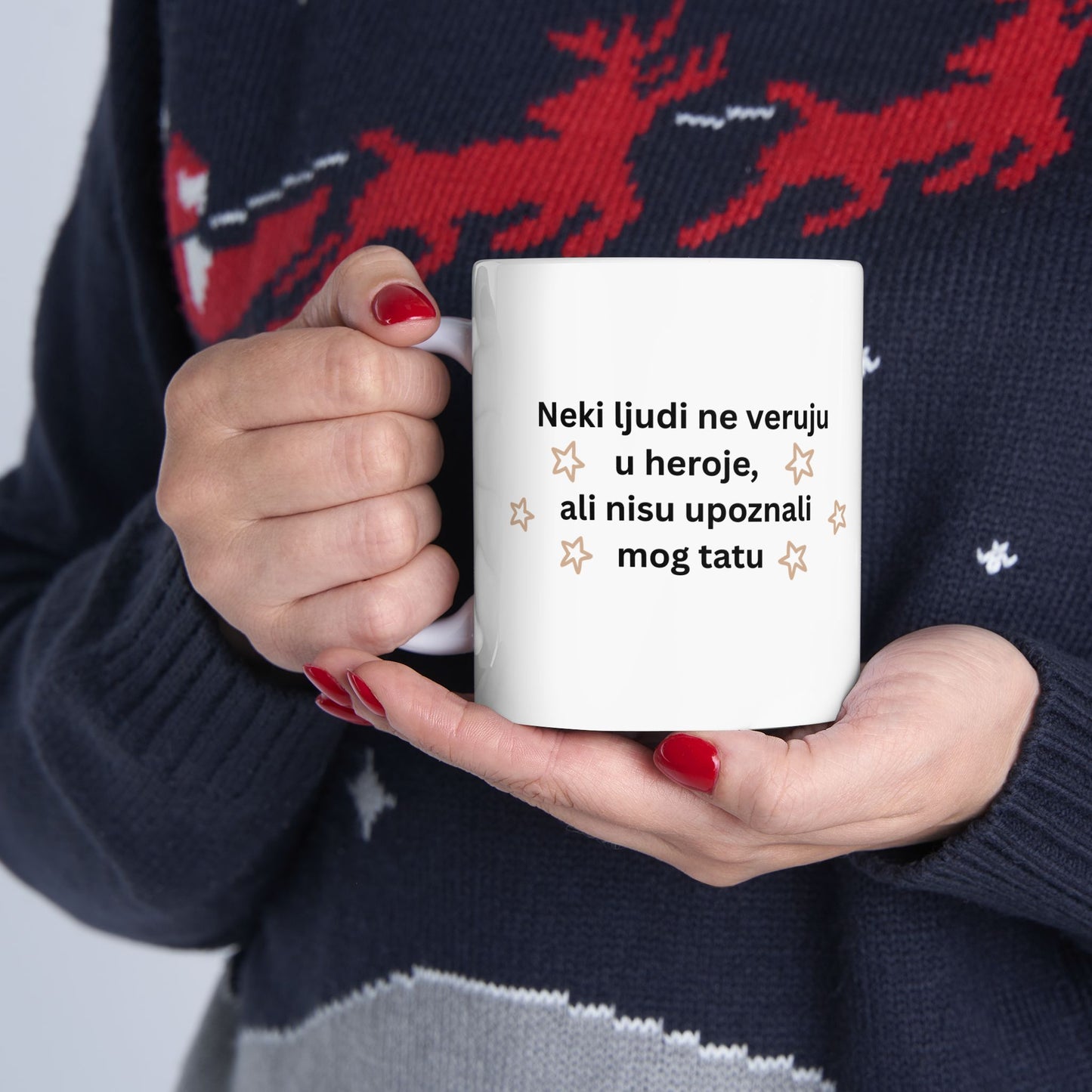 Moj Tata Je Heroj-Od Sina | My Dad Is A Hero-From Son Mug