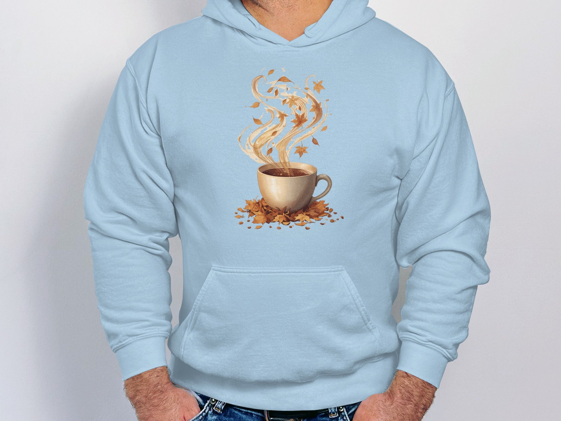 Cozy Autumn Coffee Cup Design Hoodie product