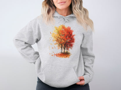 Vibrant Autumn Leaves Graphic Hoodie product