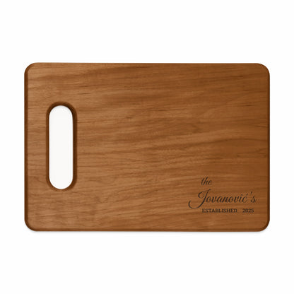 Personalized Cutting Board Engraved Custom Family Gift