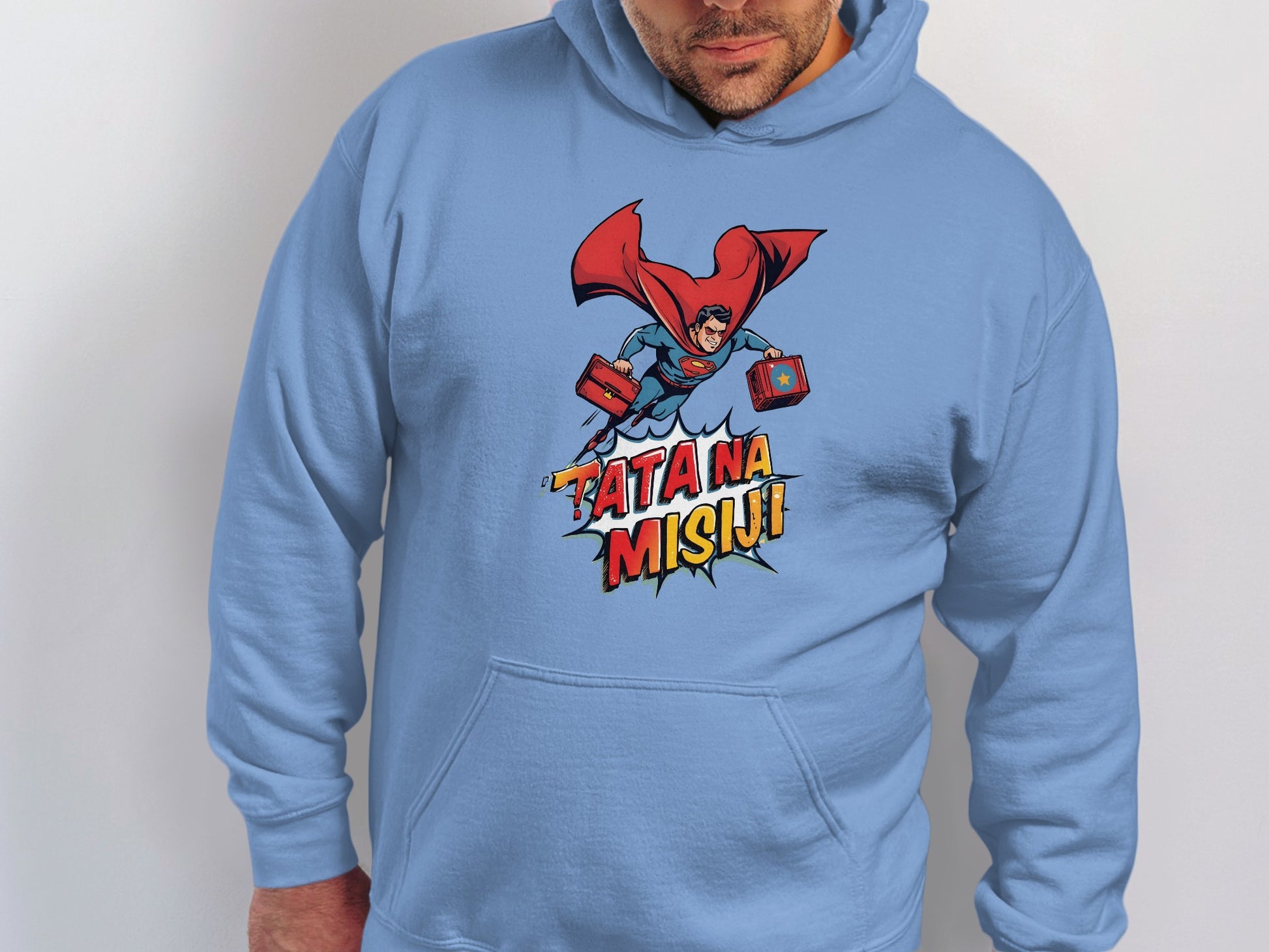 Night Sky Hero Tata Na Misiji Hooded Sweatshirt