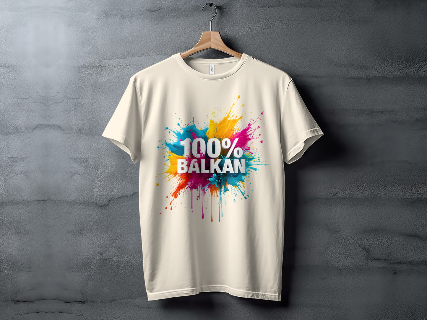 100% BALKAN Colorful Paint Splatter Product type