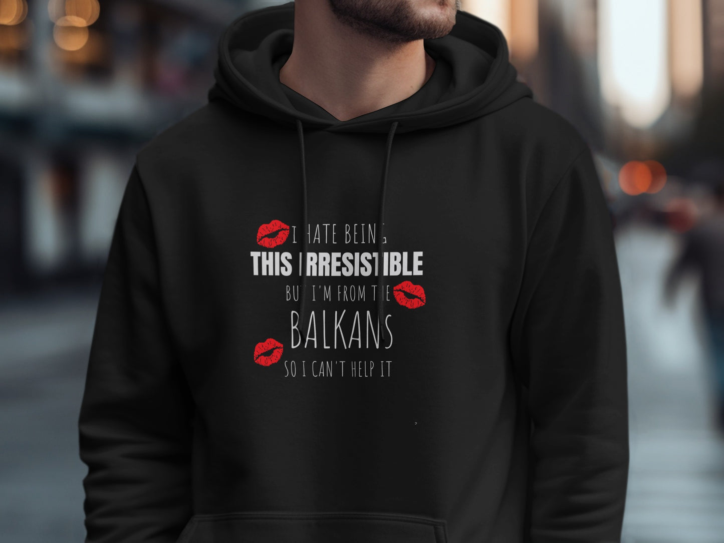 Irresistible Balkans Themed Hoodie Product type