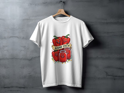 Ajvar Crew Pepper Jar Printed T-shirt product type