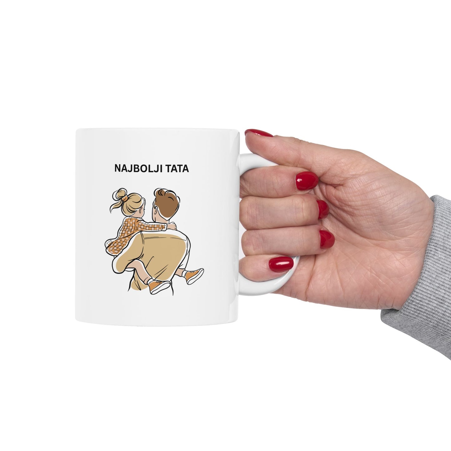 Moj Tata Je Heroj-Od Cerke | My Dad Is A Hero-From Daughter Mug