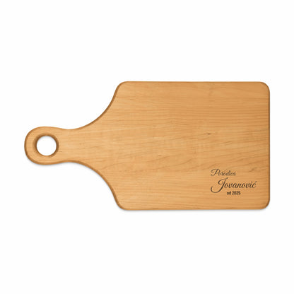 Personalized Coaster Set with Family Name Engraving