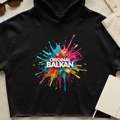 Original Balkan Colorful Paint Splatter Hoodie product type